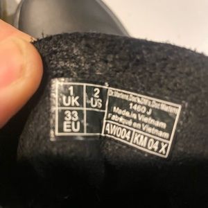 Junior 1460 softy leather lace up boots